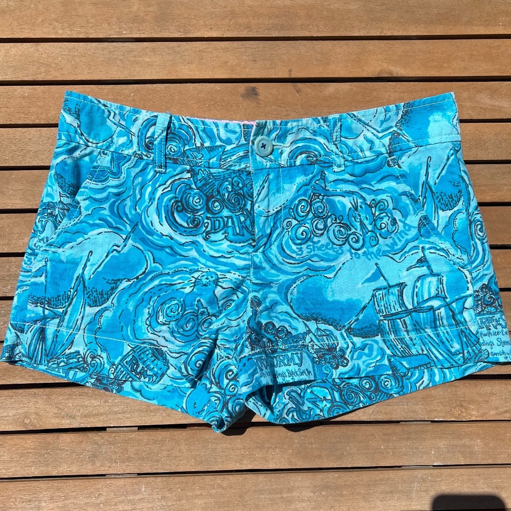 Lilly Pulitzer Dark and Stormy Shorts 4